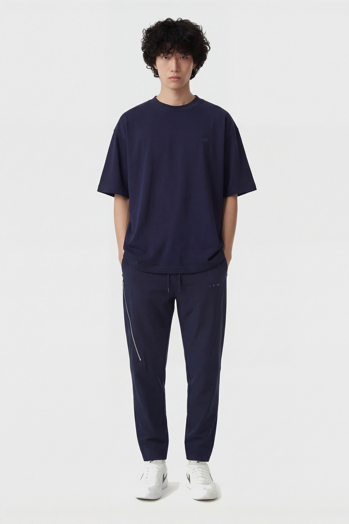 ECHOES OF REBEL T-SHIRT - OXFORD BLUE