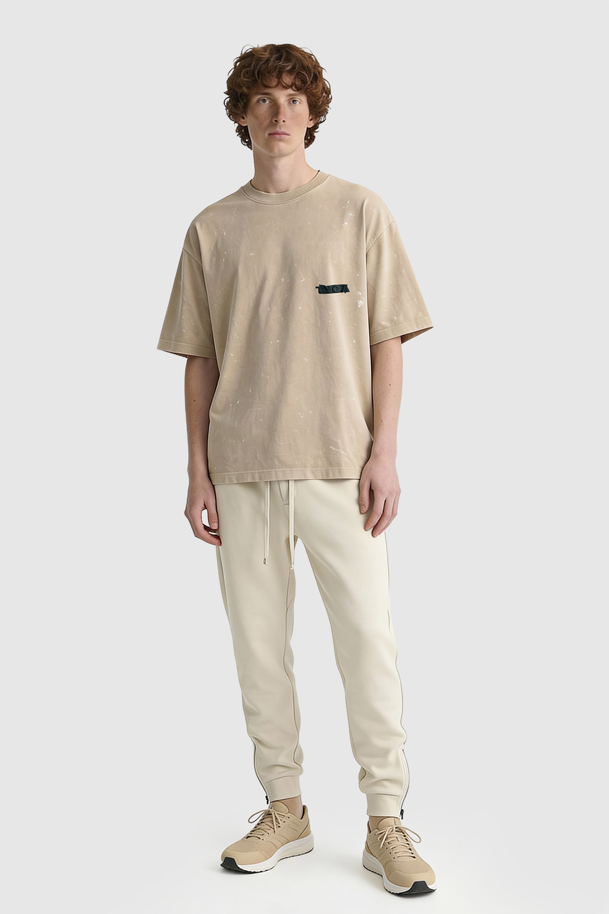 ETERNAL OVERSIZED T-SHIRT - BEIGE