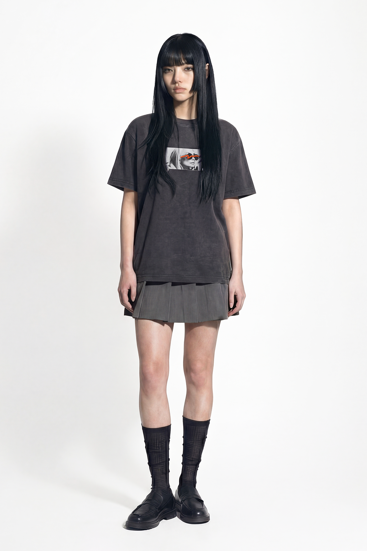 FEARLESS OVERSIZED T-SHIRT - BLACK