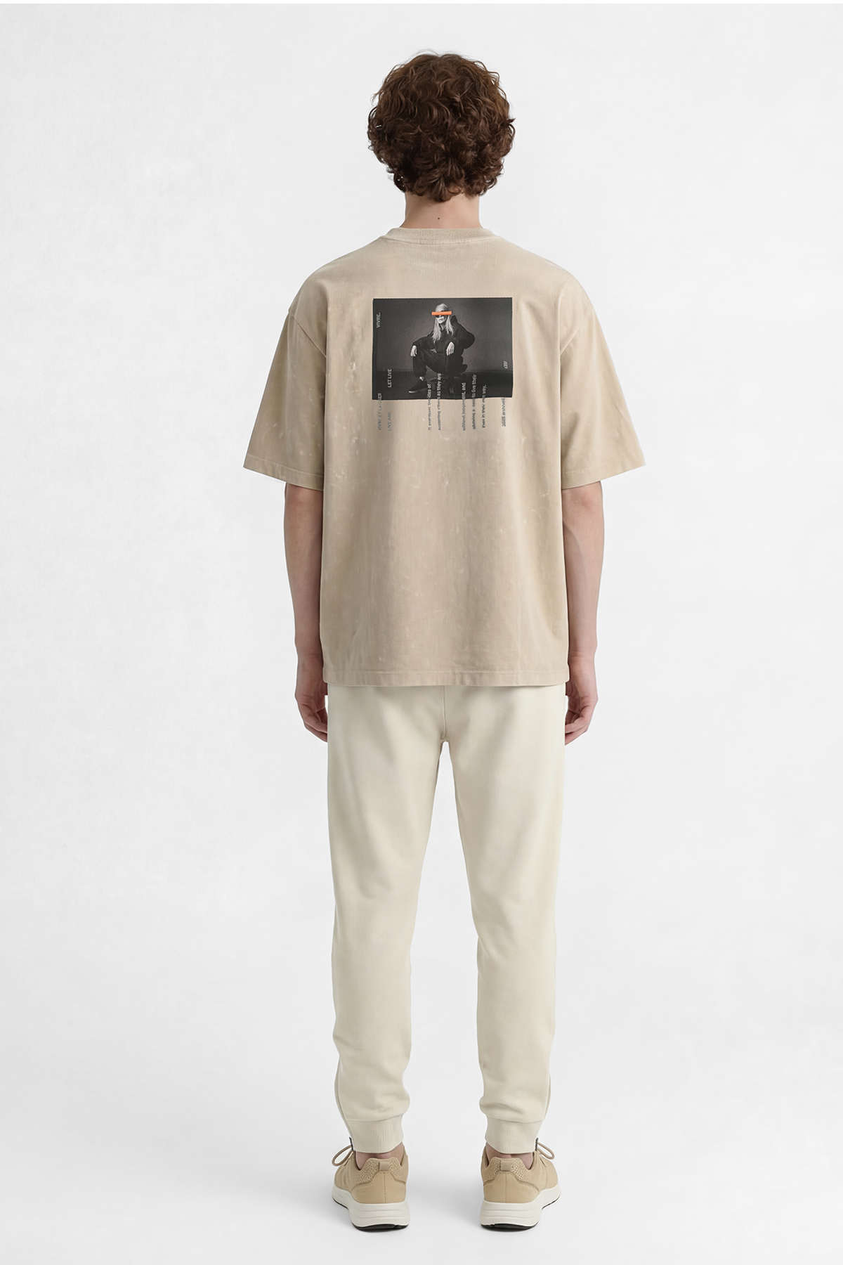 ETERNAL OVERSIZED T-SHIRT - BEIGE