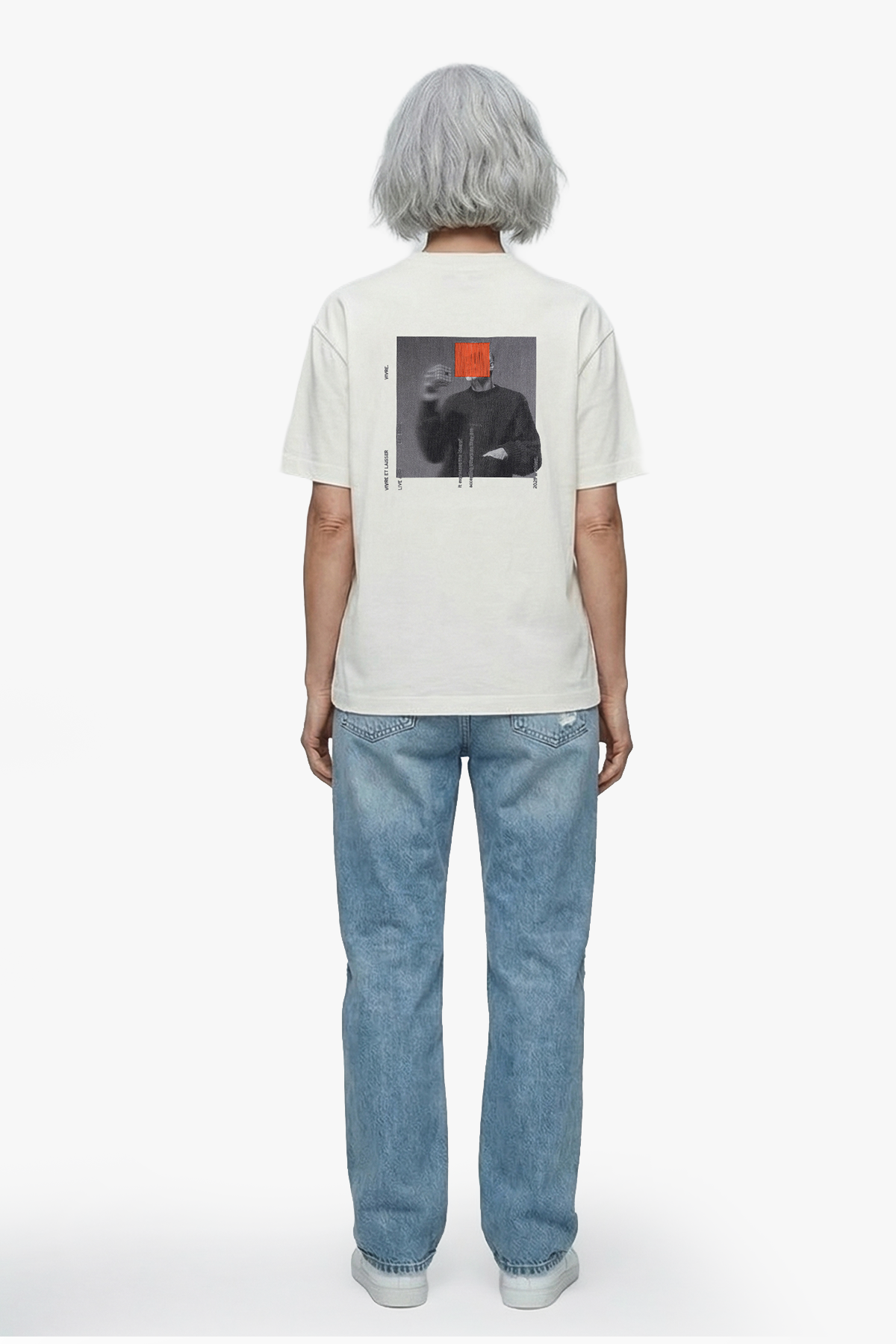 REAL AGE OVERSIZED T-SHIRT - WHITE