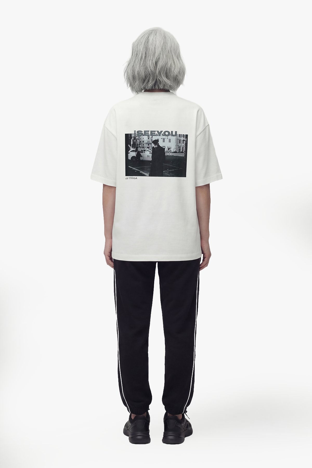 I SEE YOU OVERSIZED T-SHIRT - WHITE