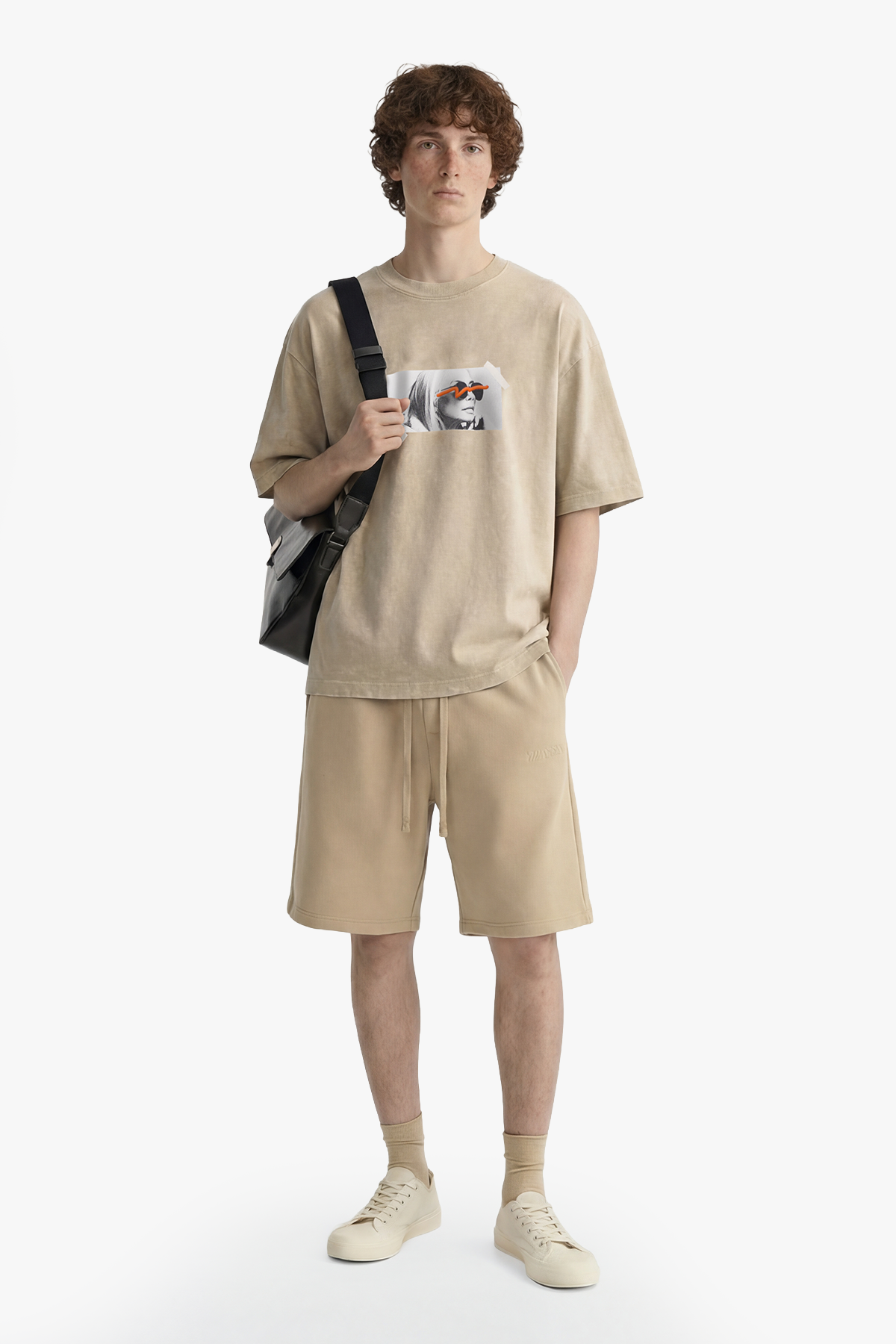 FEARLESS OVERSIZED T-SHIRT - WOOD BROWN