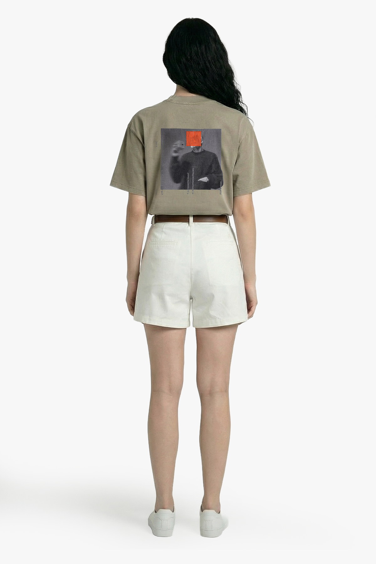 REAL AGE OVERSIZED T-SHIRT - BROWN