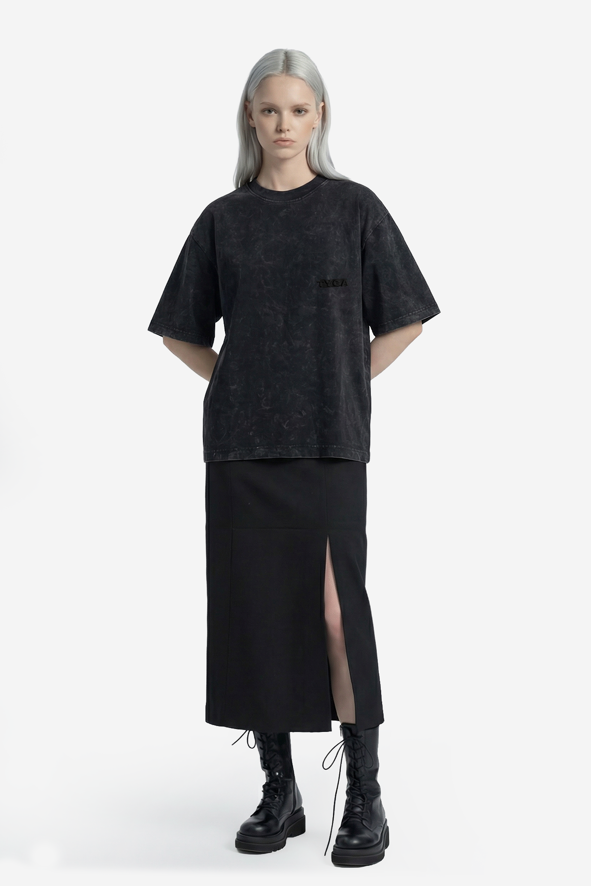 ETERNAL OVERSIZED T-SHIRT - BLACK