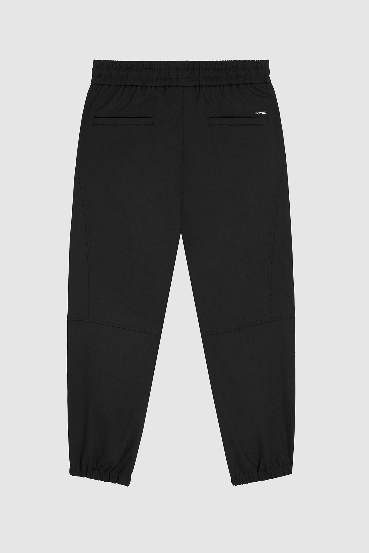 RELAXED TYGA NYLON PANTS - BLACK
