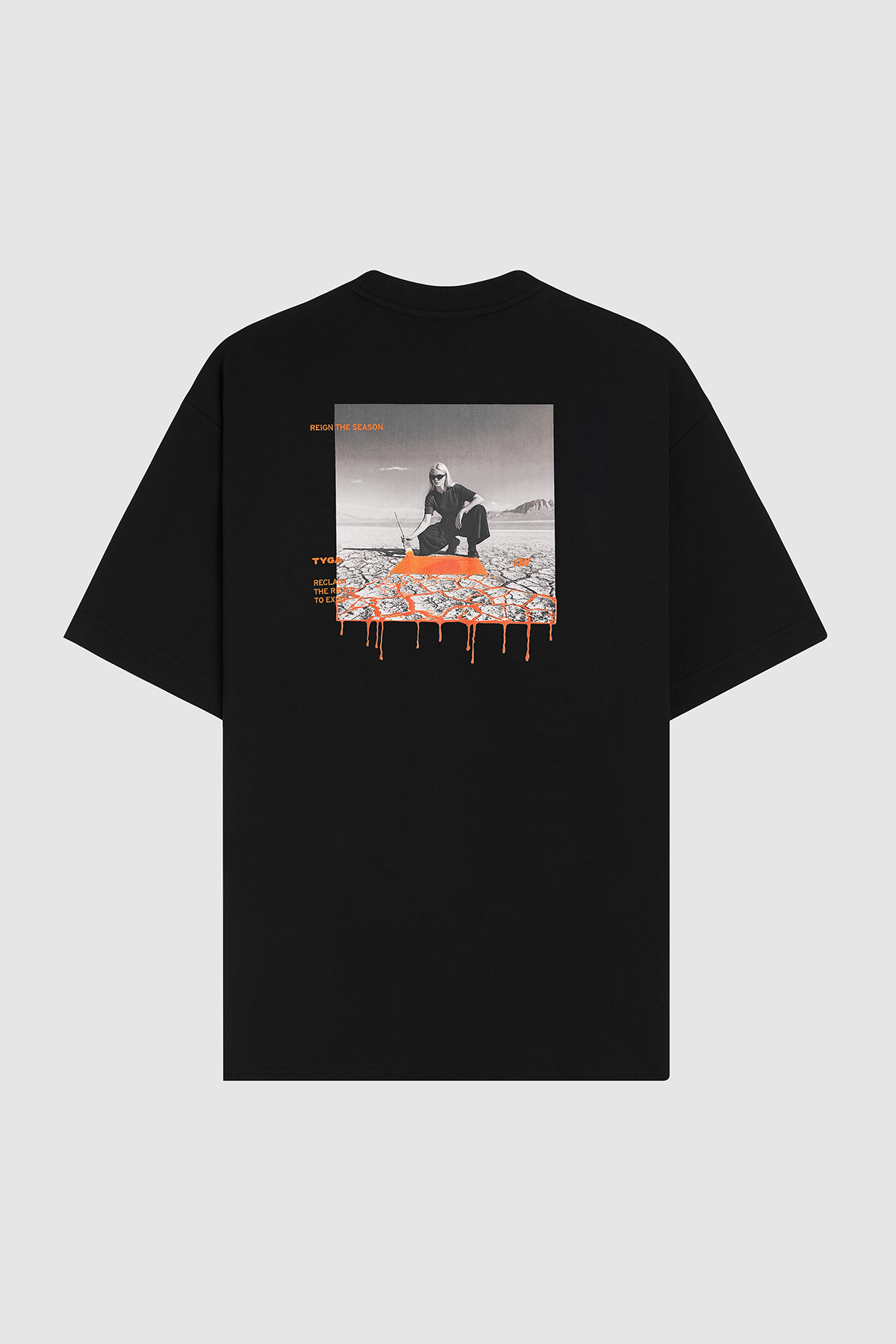 PAINTED SEASON T-SHIRT - BLACK