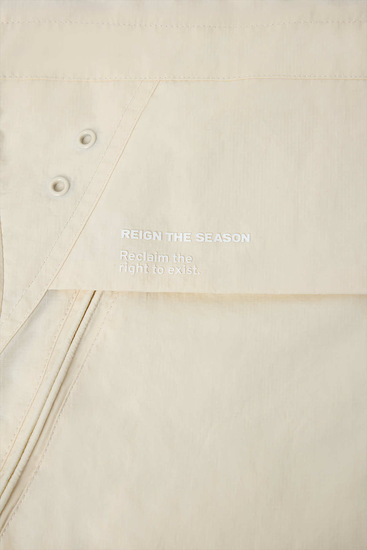 TYGA NYLON JACKET - BEIGE