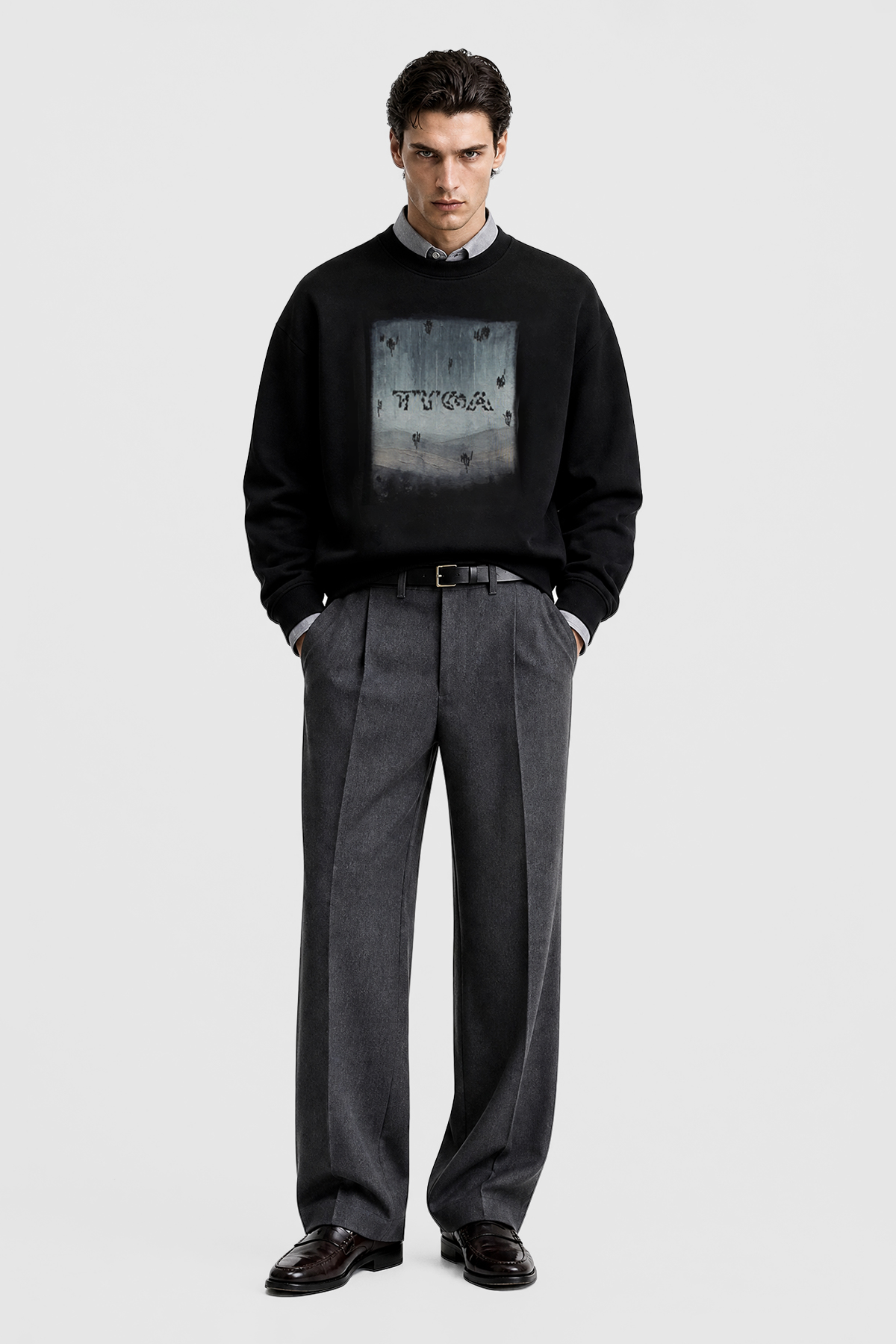 OVERCAST SWEATER - BLACK