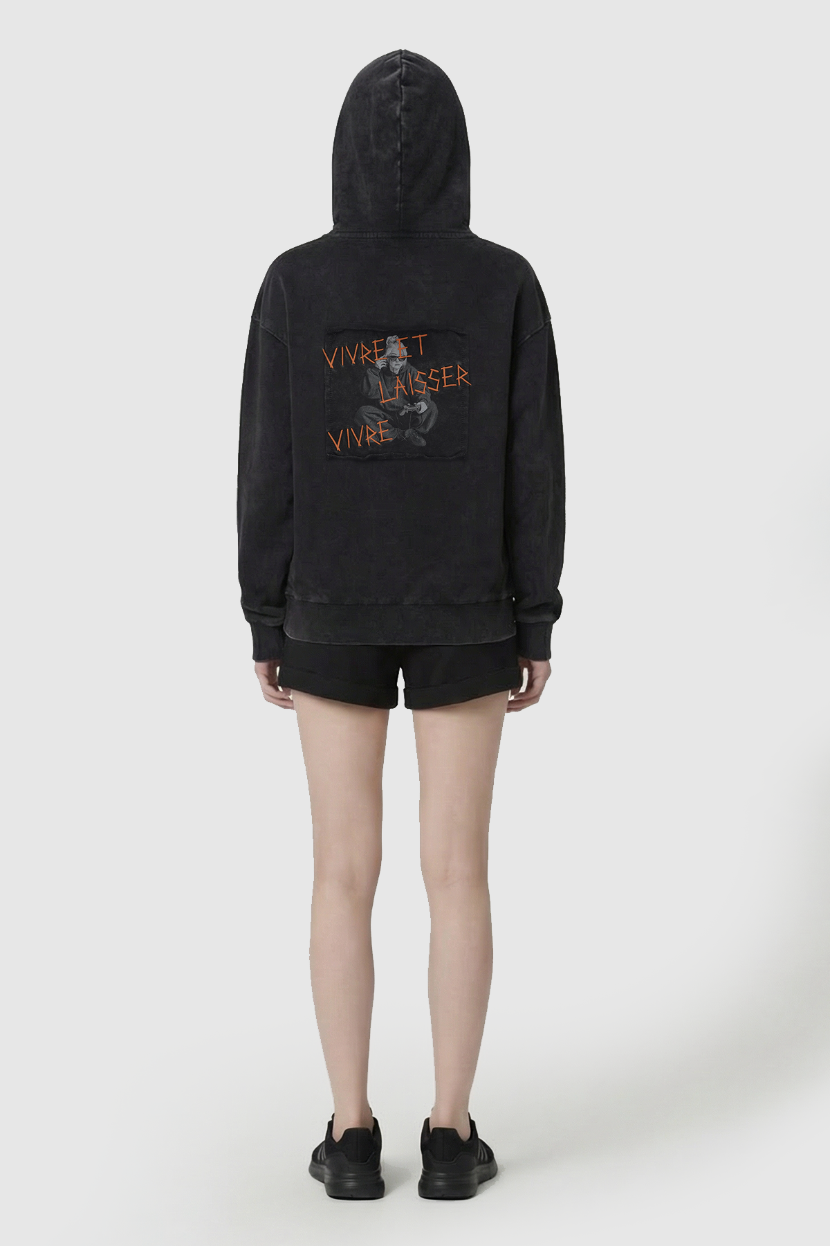 AGELESS FREEDOM HOODIE - BLACK