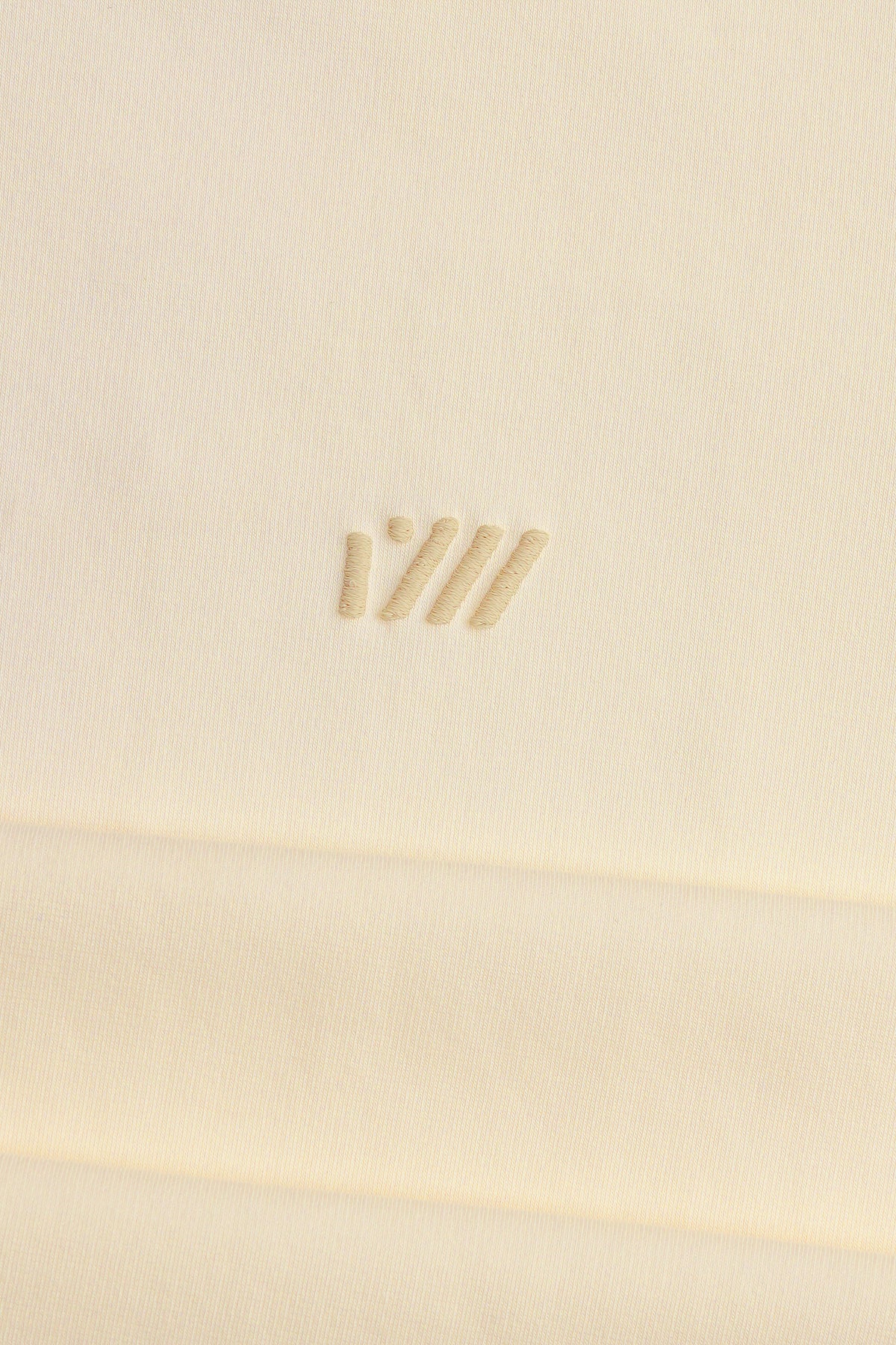 CROSS EMBROIDERY T-SHIRT - BEIGE