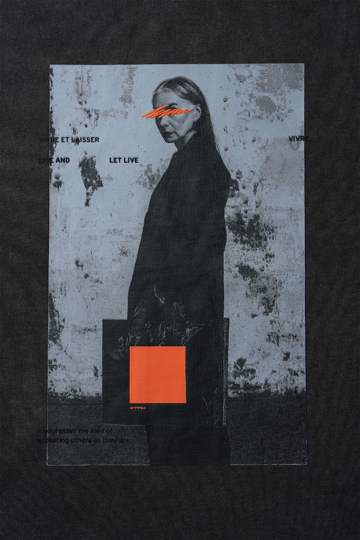 WRINKLES OF TIME T-SHIRT - BLACK