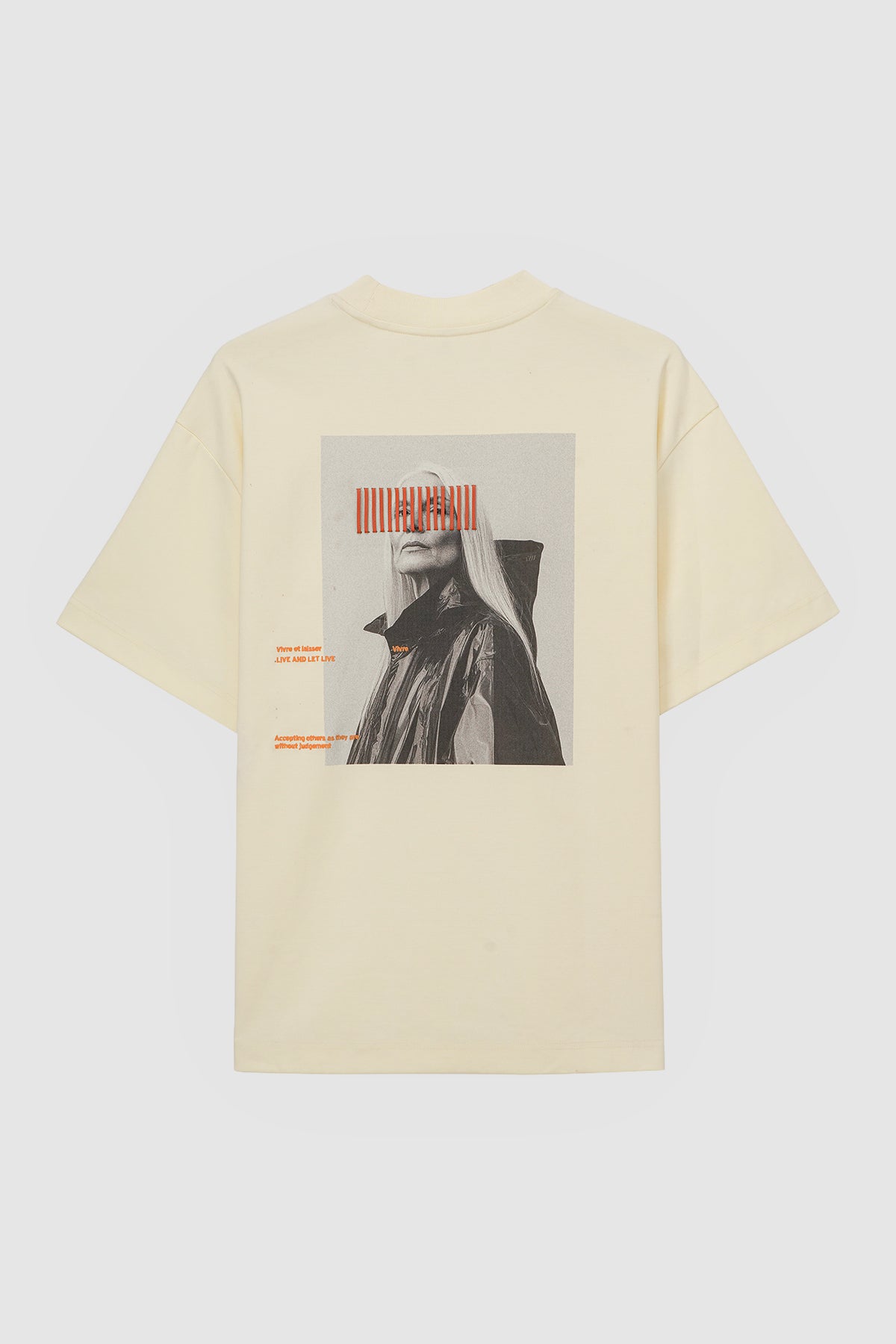 ECHOES OF REBEL T-SHIRT - BEIGE