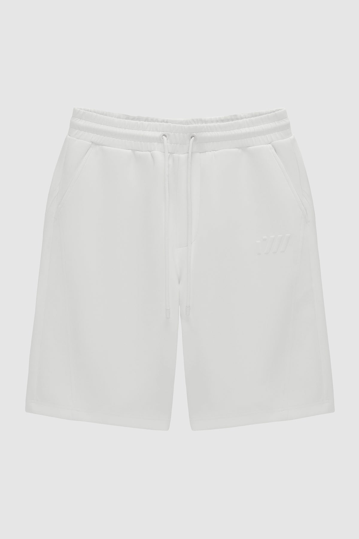 EMBOSSED LETTER OF TYGA SWEATSHORT - WHITE