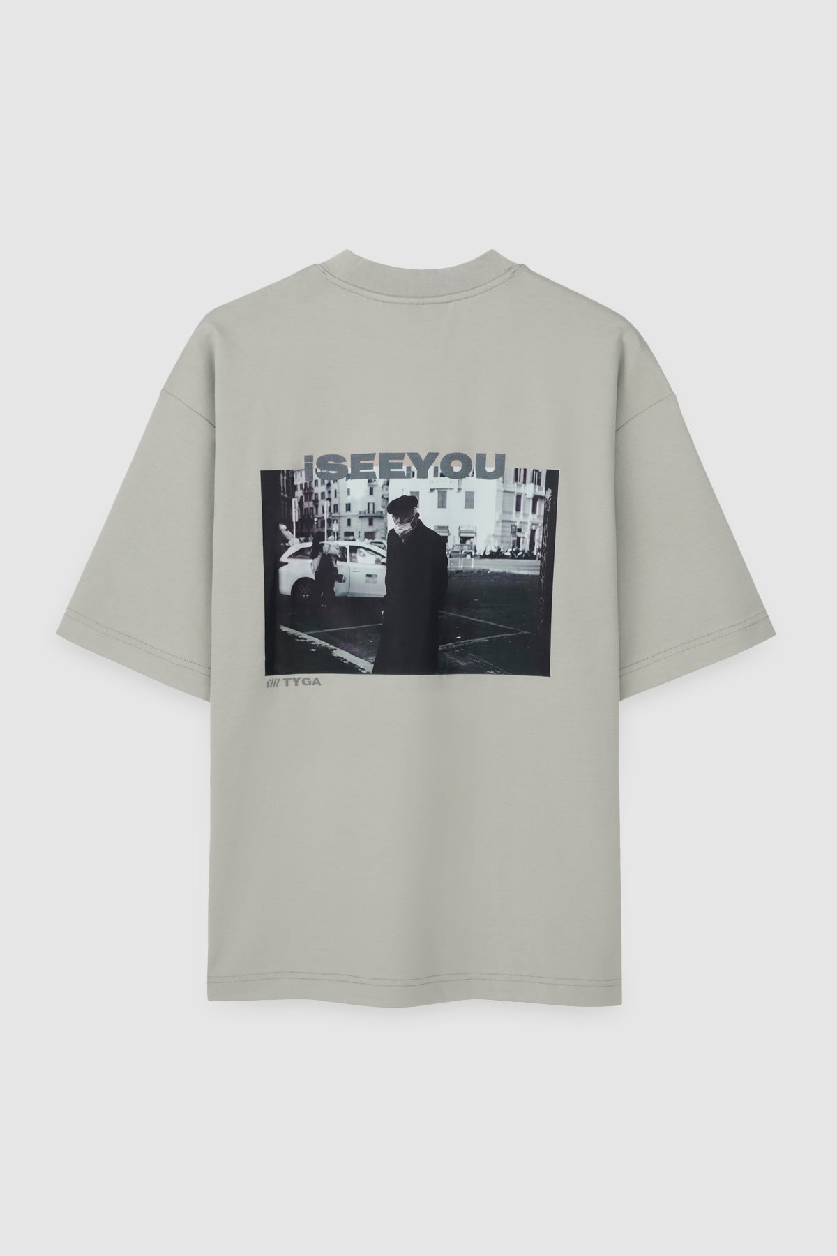 I SEE YOU OVERSIZED T-SHIRT - SAGE GREEN