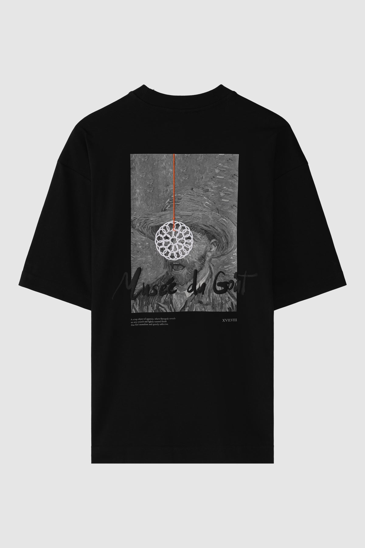 KERUPUK T-SHIRT - CONCRETE BLACK