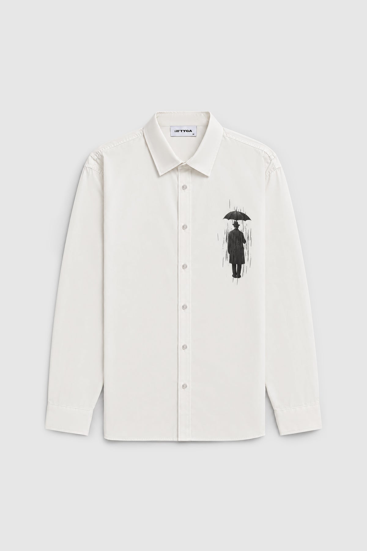 SKYFALL EMBROIDERY SHIRT - WHITE