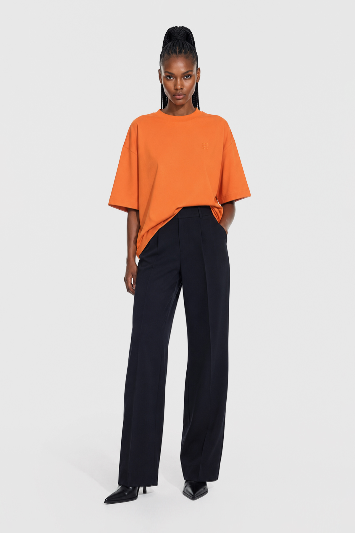HEATWAVE COTTON T-SHIRT - ORANGE