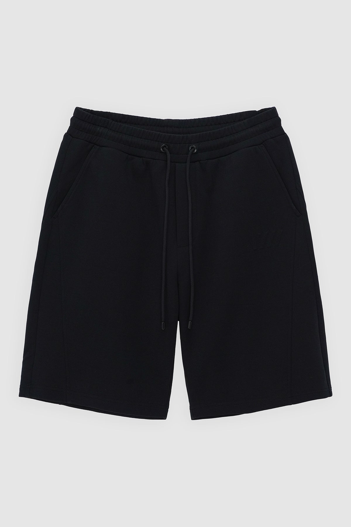 EMBOSSED LETTER OF TYGA SWEATSHORT - BLACK