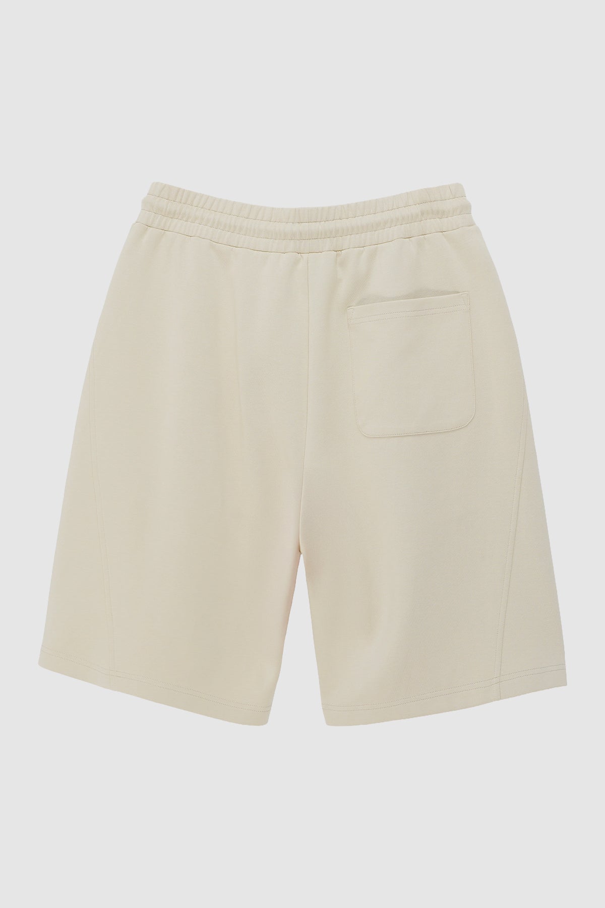 EMBOSSED LETTER OF TYGA SWEATSHORT - BEIGE