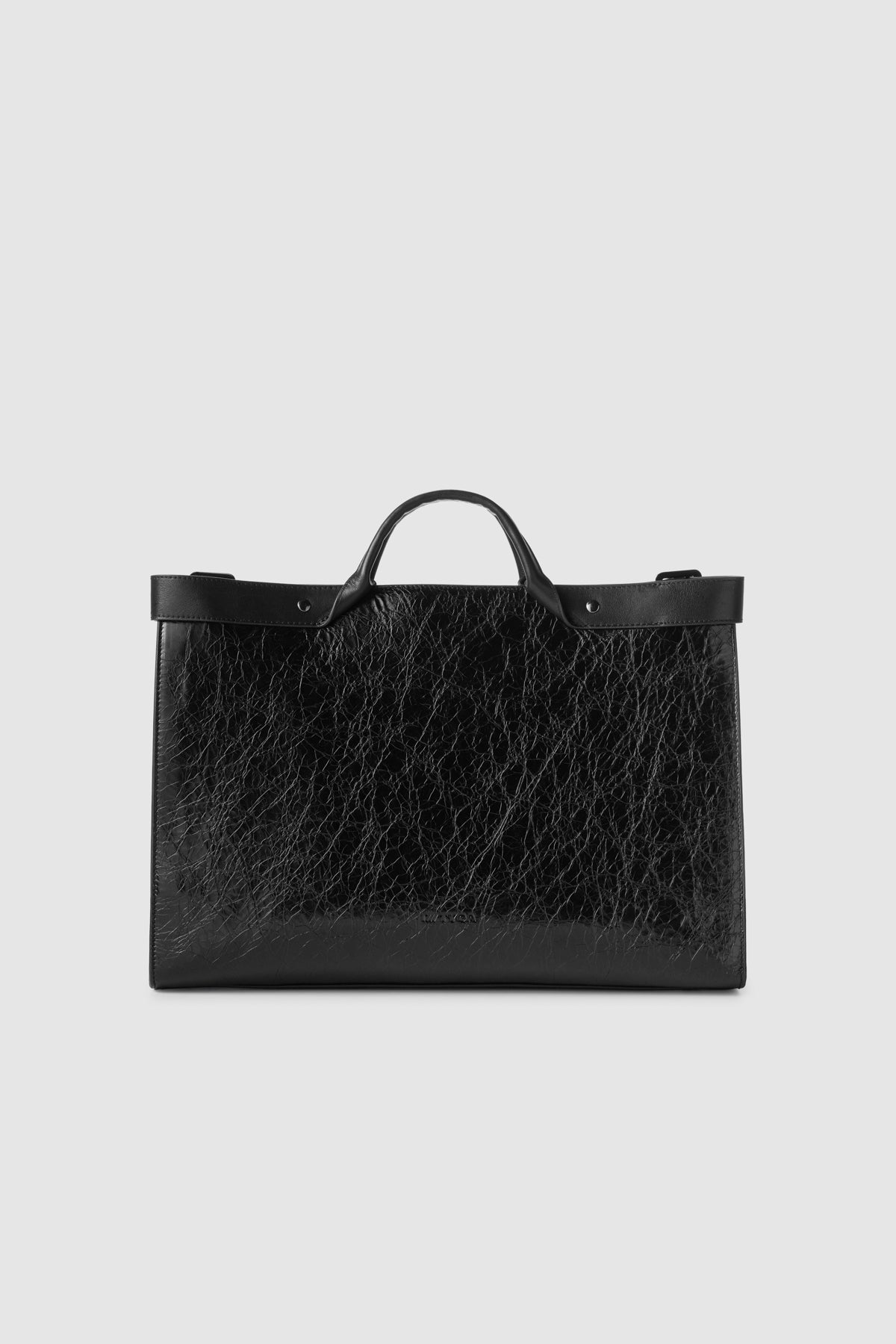 TYGA ARCHIVED MESSSENGER BAG - BLACK