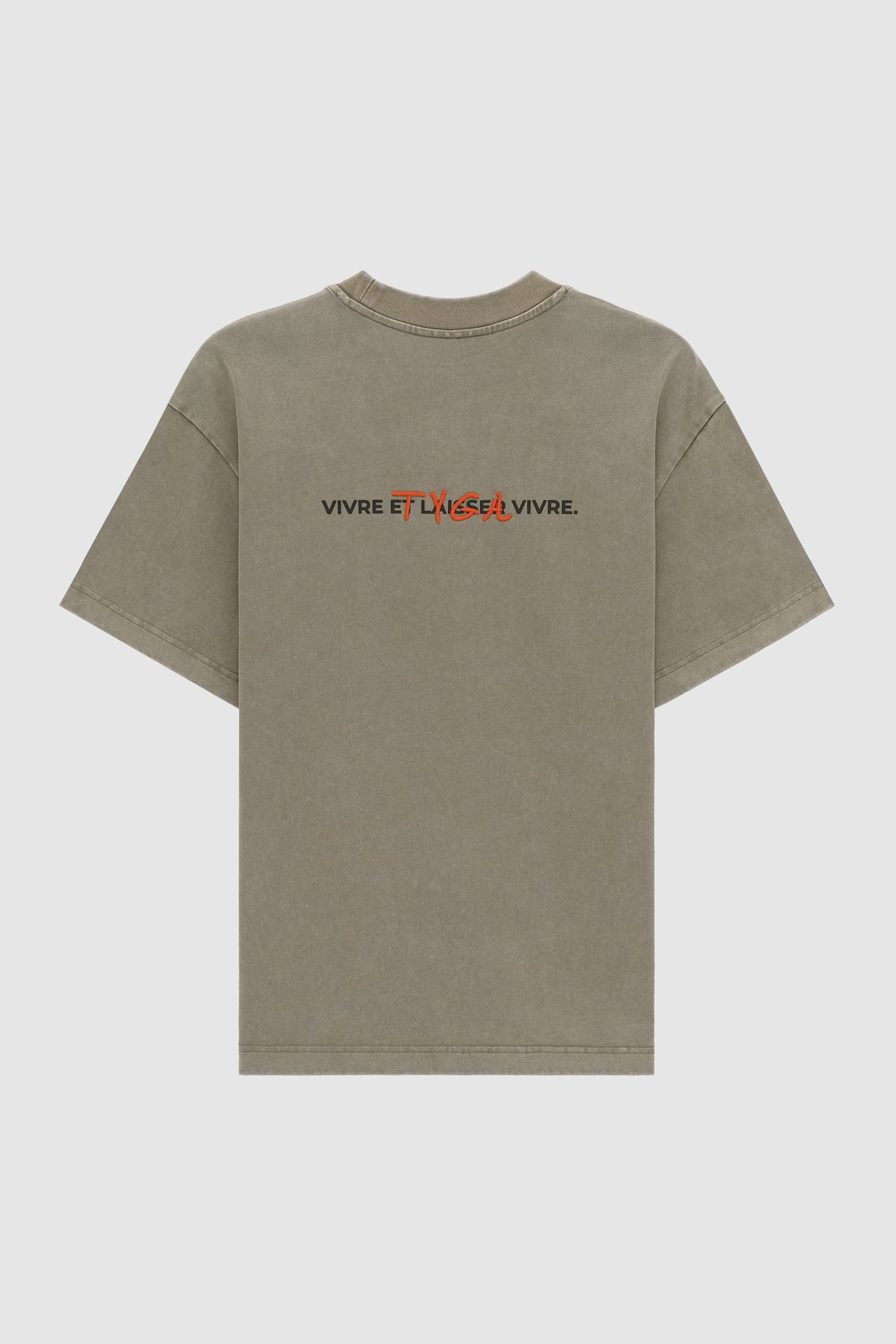 VIVRE ET LAISSER VIVRE T-SHIRT - WOOD BROWN