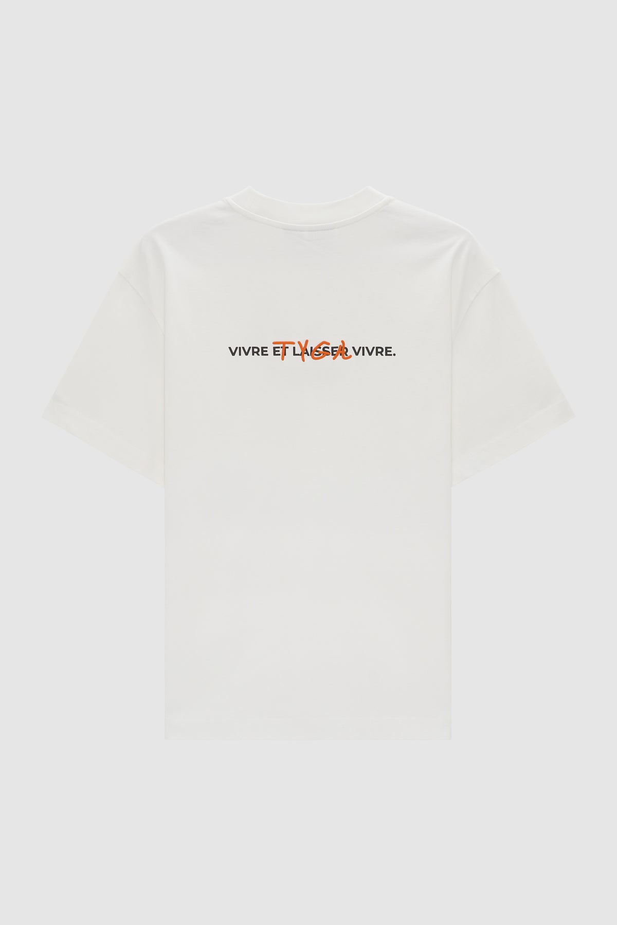 VIVRE ET LAISSER VIVRE T-SHIRT - WHITE