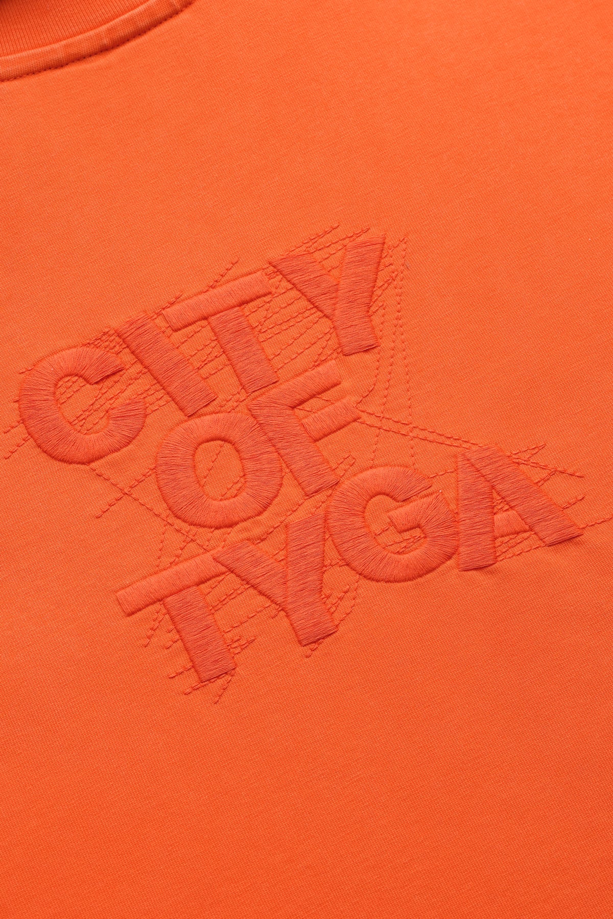 WEAVING COMMUNITY T-SHIRT - ORANGE