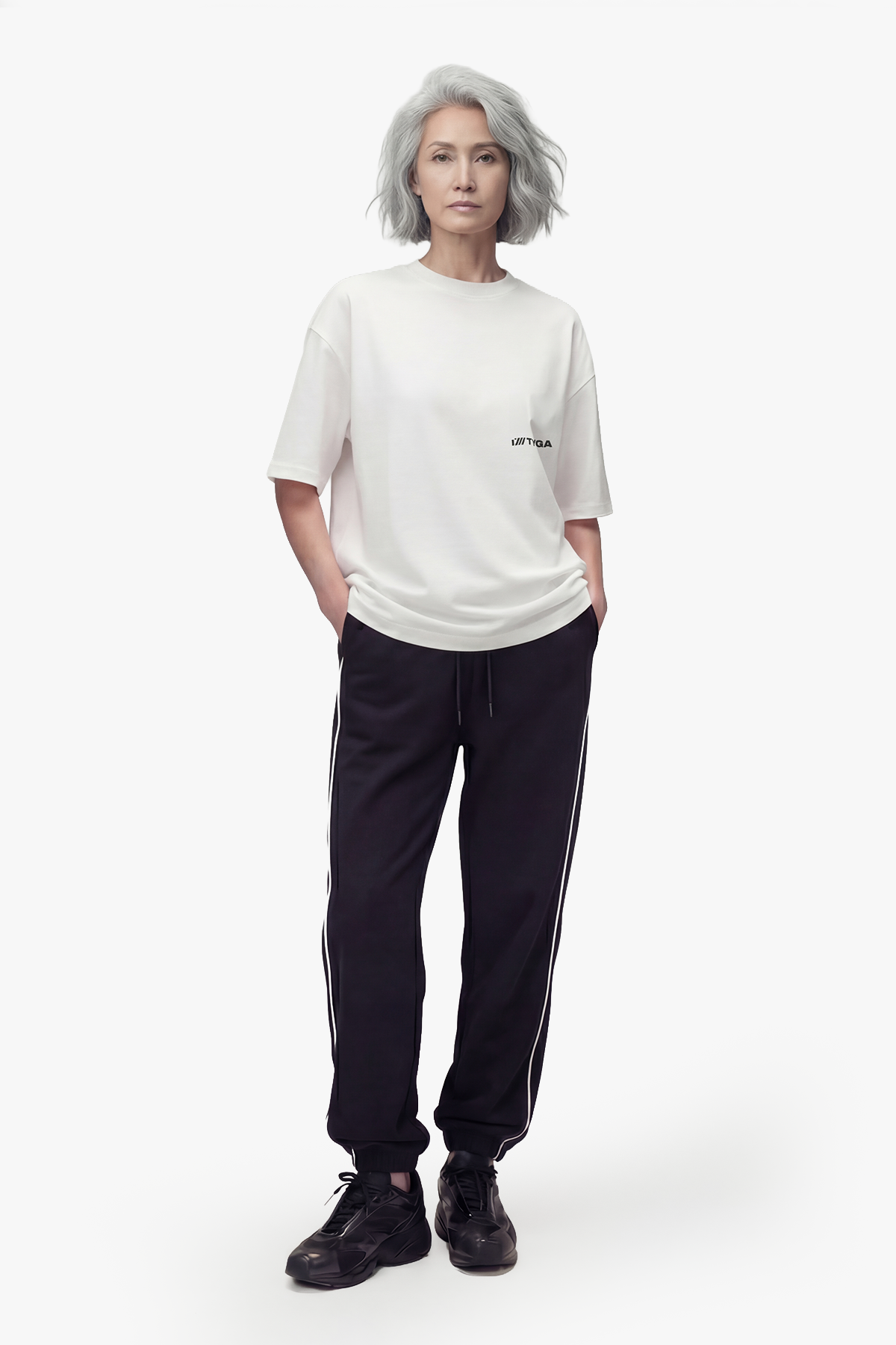 I SEE YOU OVERSIZED T-SHIRT - WHITE