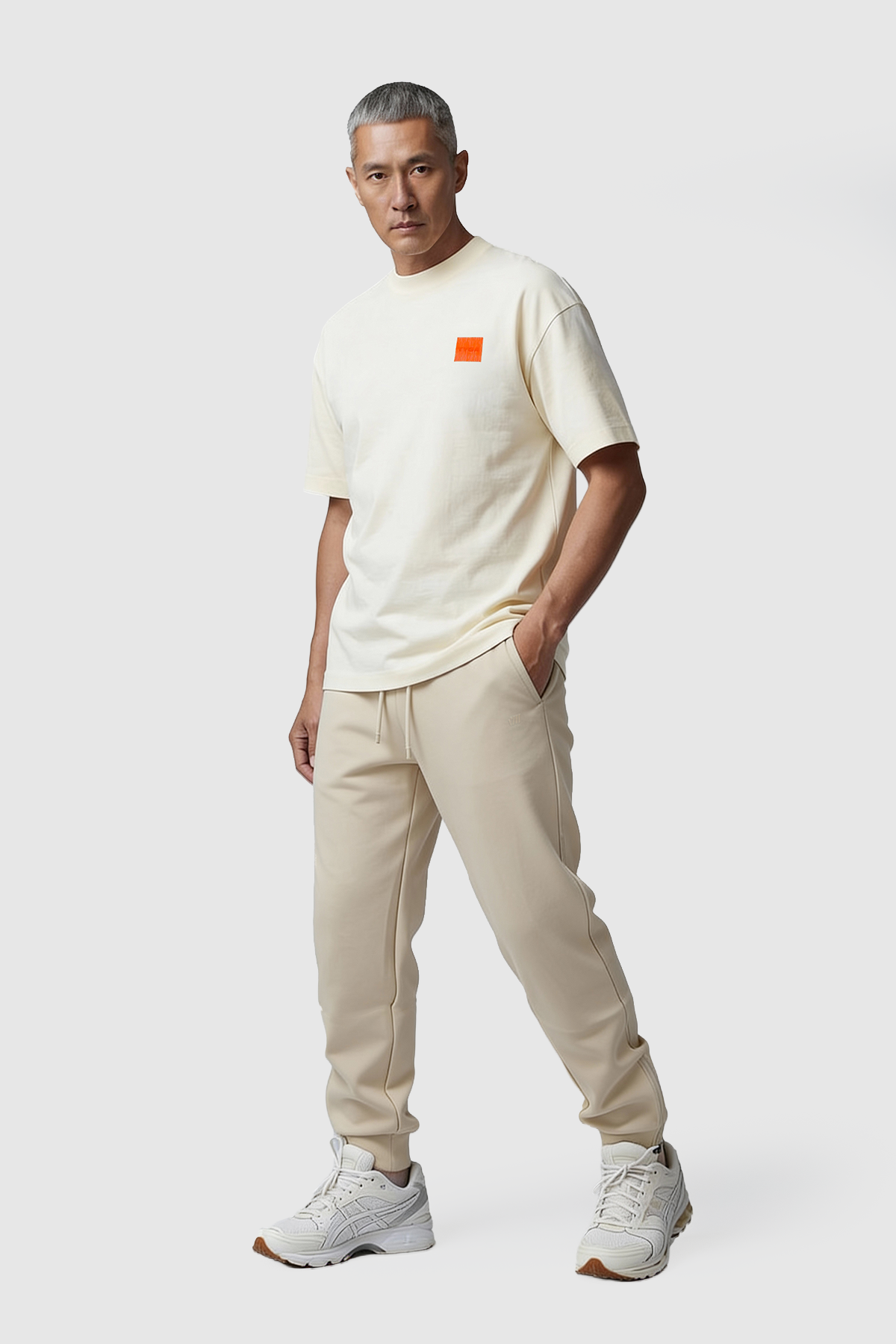 BEYOND THE LINES T-SHIRT - BEIGE