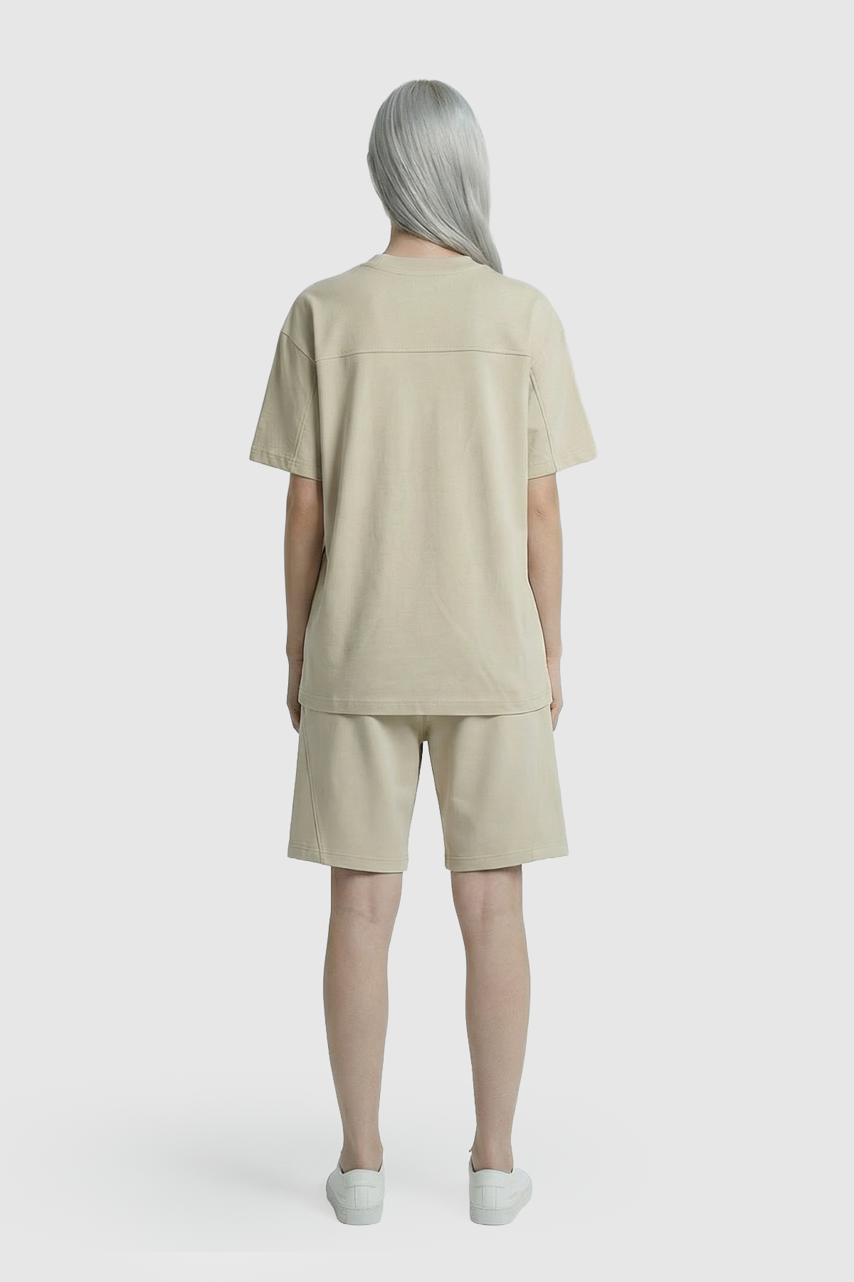 EMBOSSED LETTER OF TYGA T-SHIRT - BEIGE