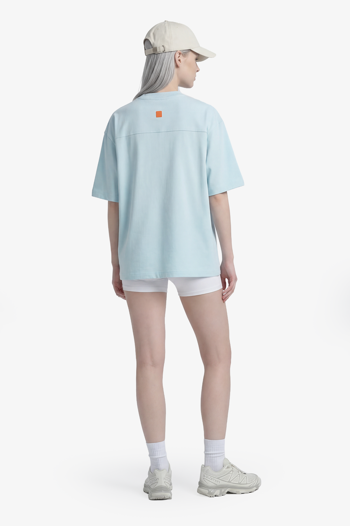 TYGA ICON TB EMBROIDERY OVERSIZED T-SHIRT - SKY BLUE