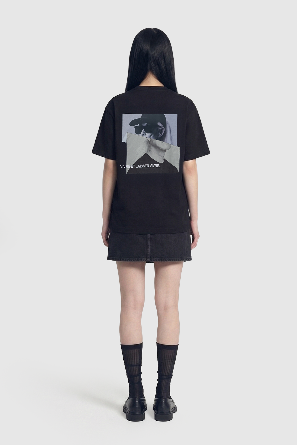 BEYOND THE LINES T-SHIRT - BLACK