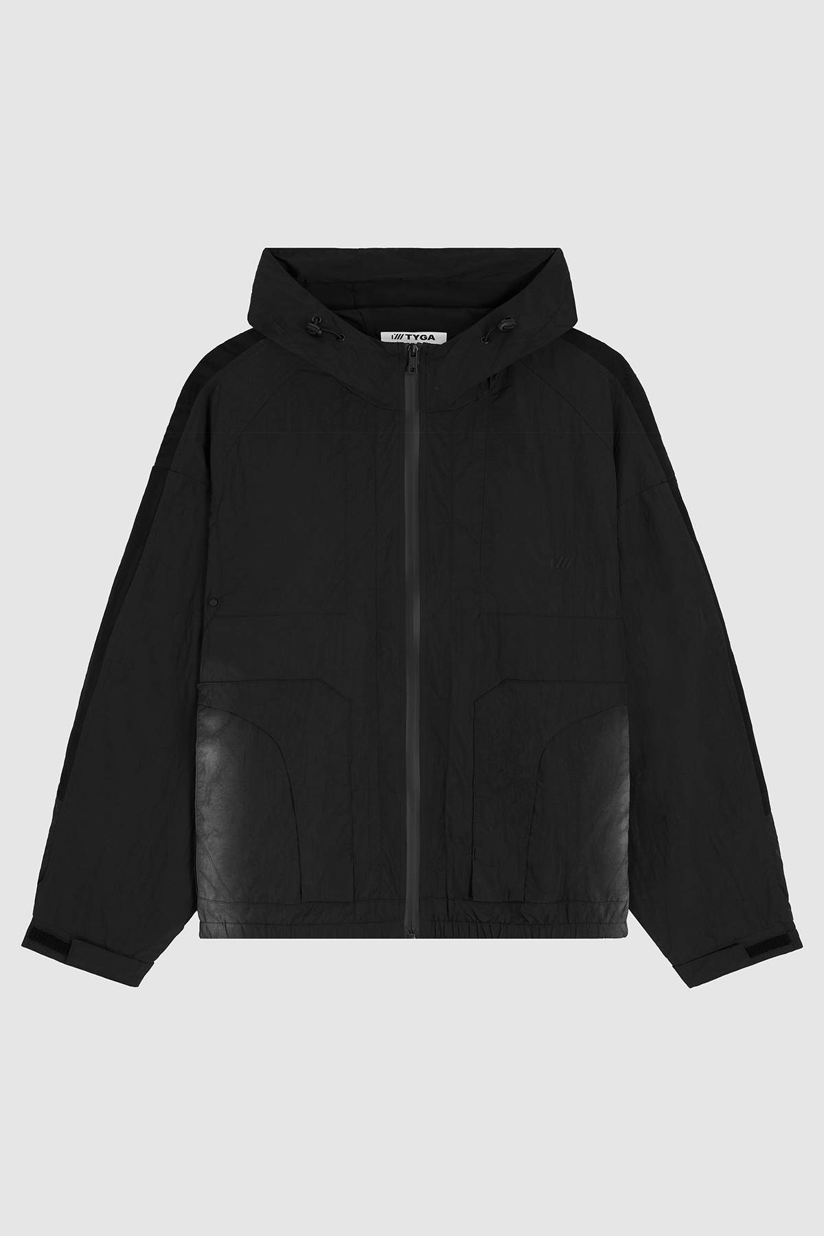 TYGA ICON PARACHUTE JACKET - BLACK