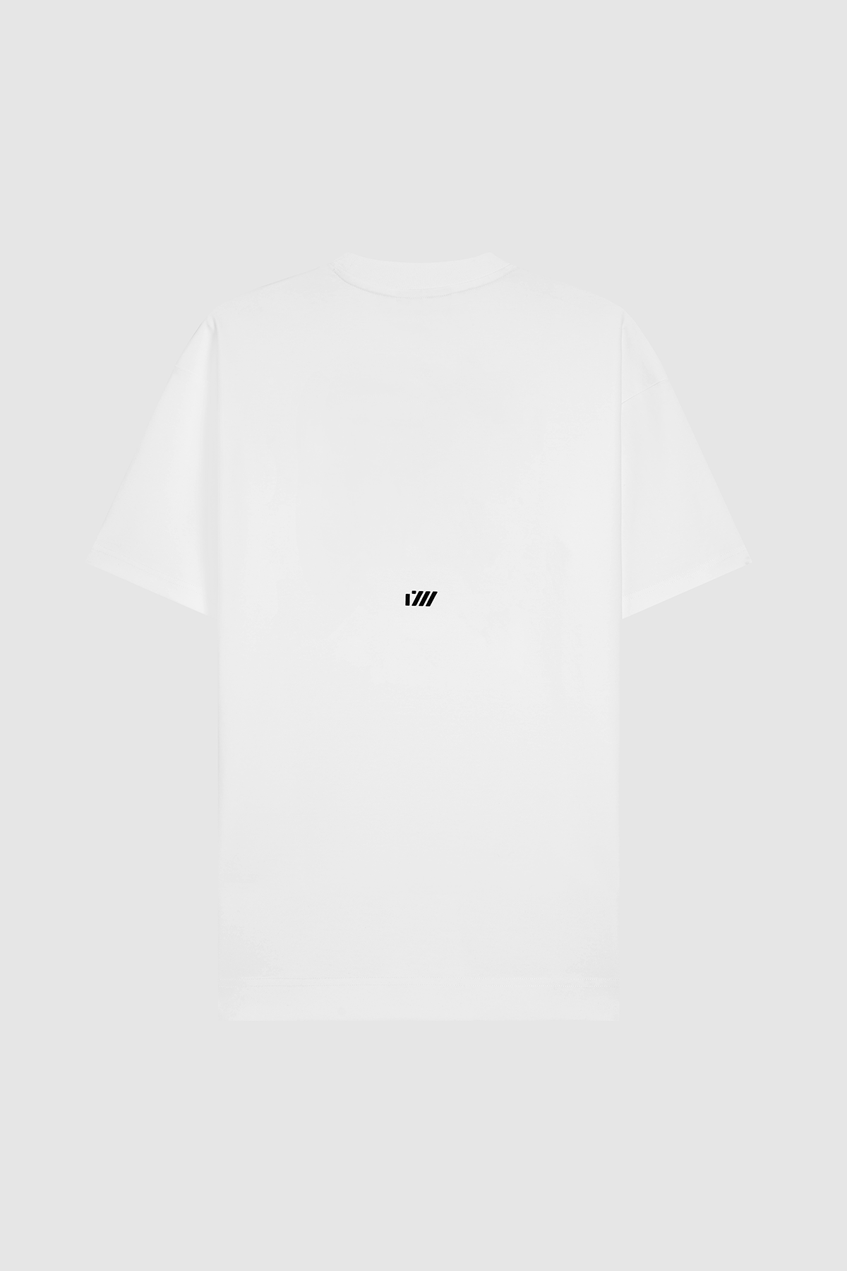 RAINDROP COTTON T-SHIRT - WHITE