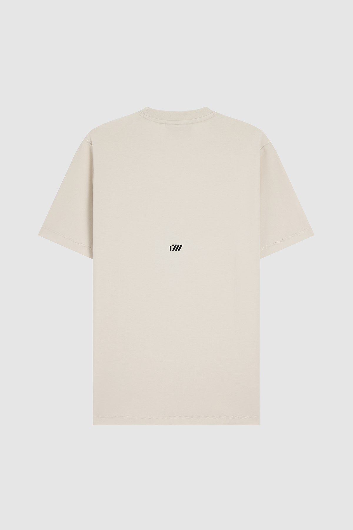 RAINDROP COTTON T-SHIRT - BEIGE