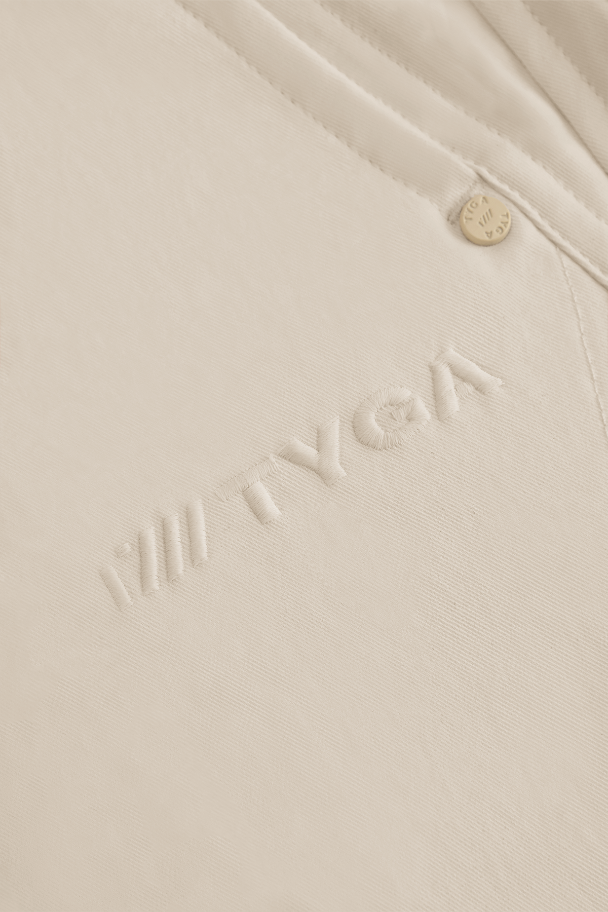 RELAXED TYGA NYLON PANTS - BEIGE