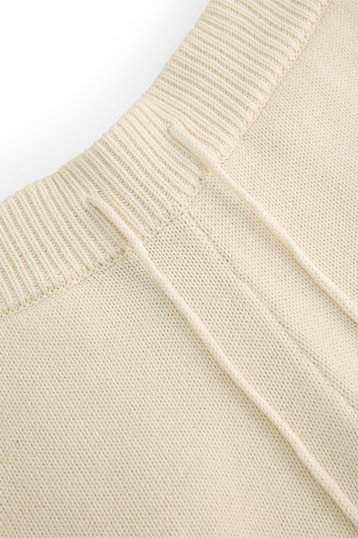 TYGA KNIT SHORTS - BEIGE