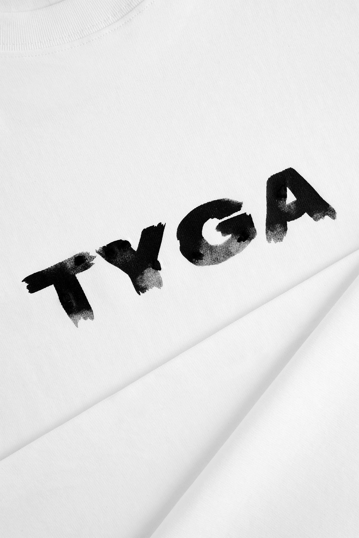 TYGA DRENCHED T-SHIRT - WHITE
