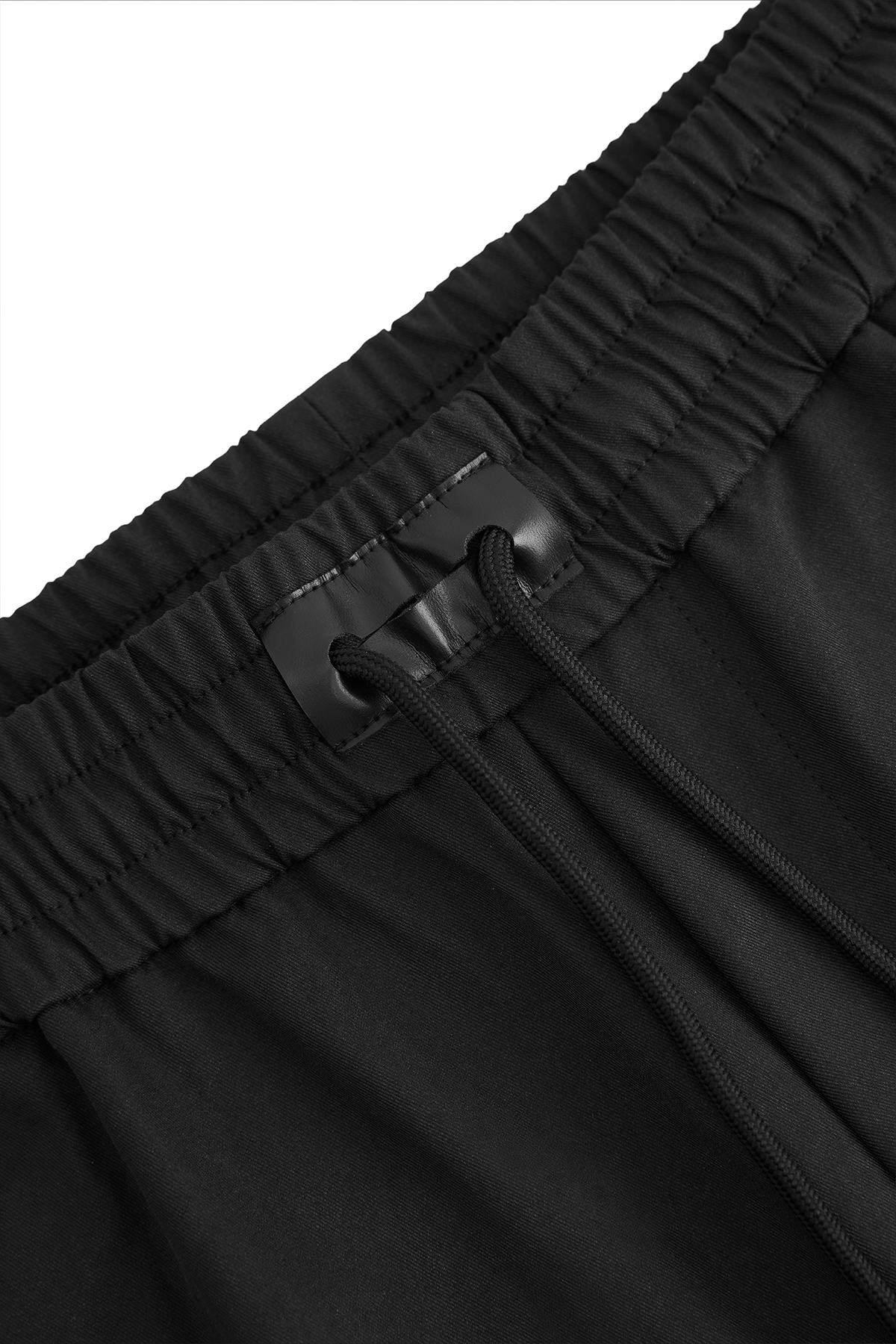 RELAXED TYGA NYLON PANTS - BLACK