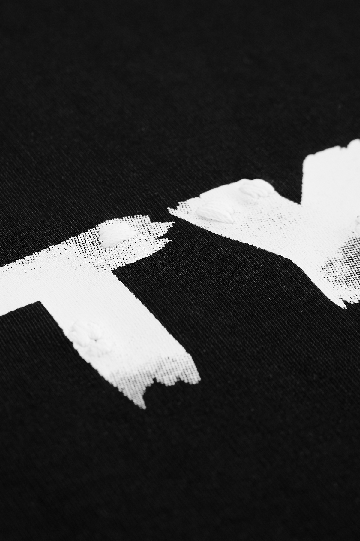 TYGA DRENCHED T-SHIRT - BLACK