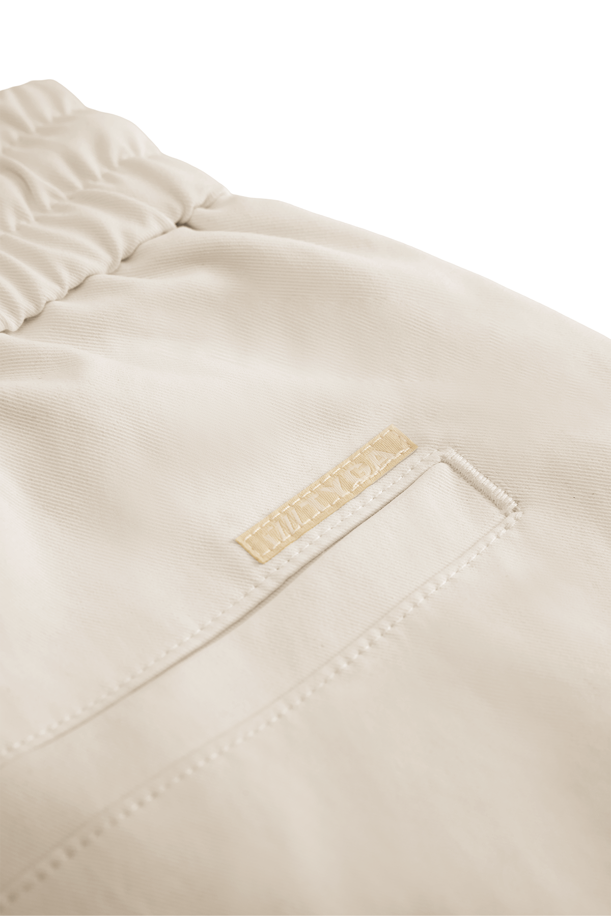 RELAXED TYGA NYLON PANTS - BEIGE