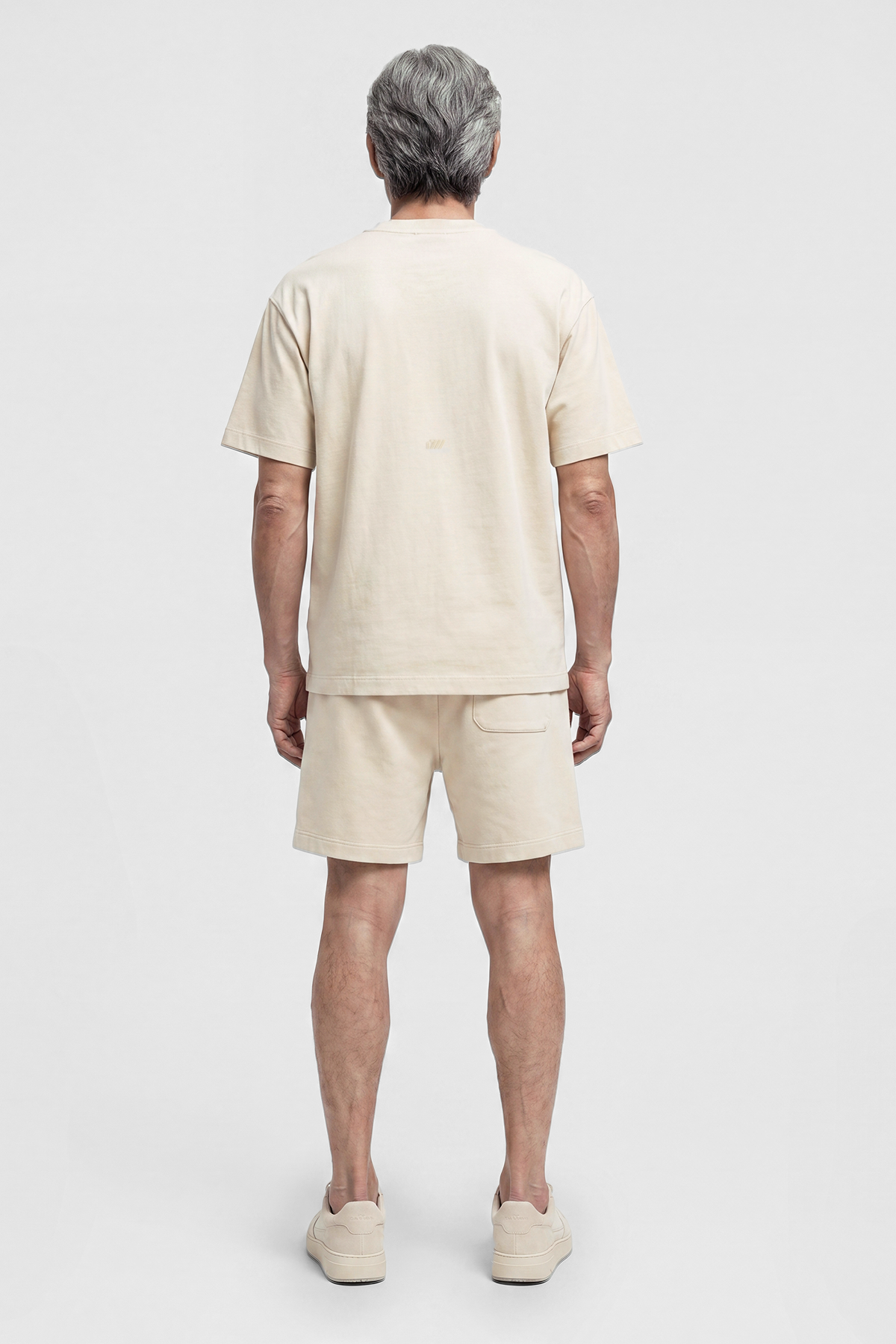 DRIZZLE EMBROIDERY T-SHIRT - BEIGE