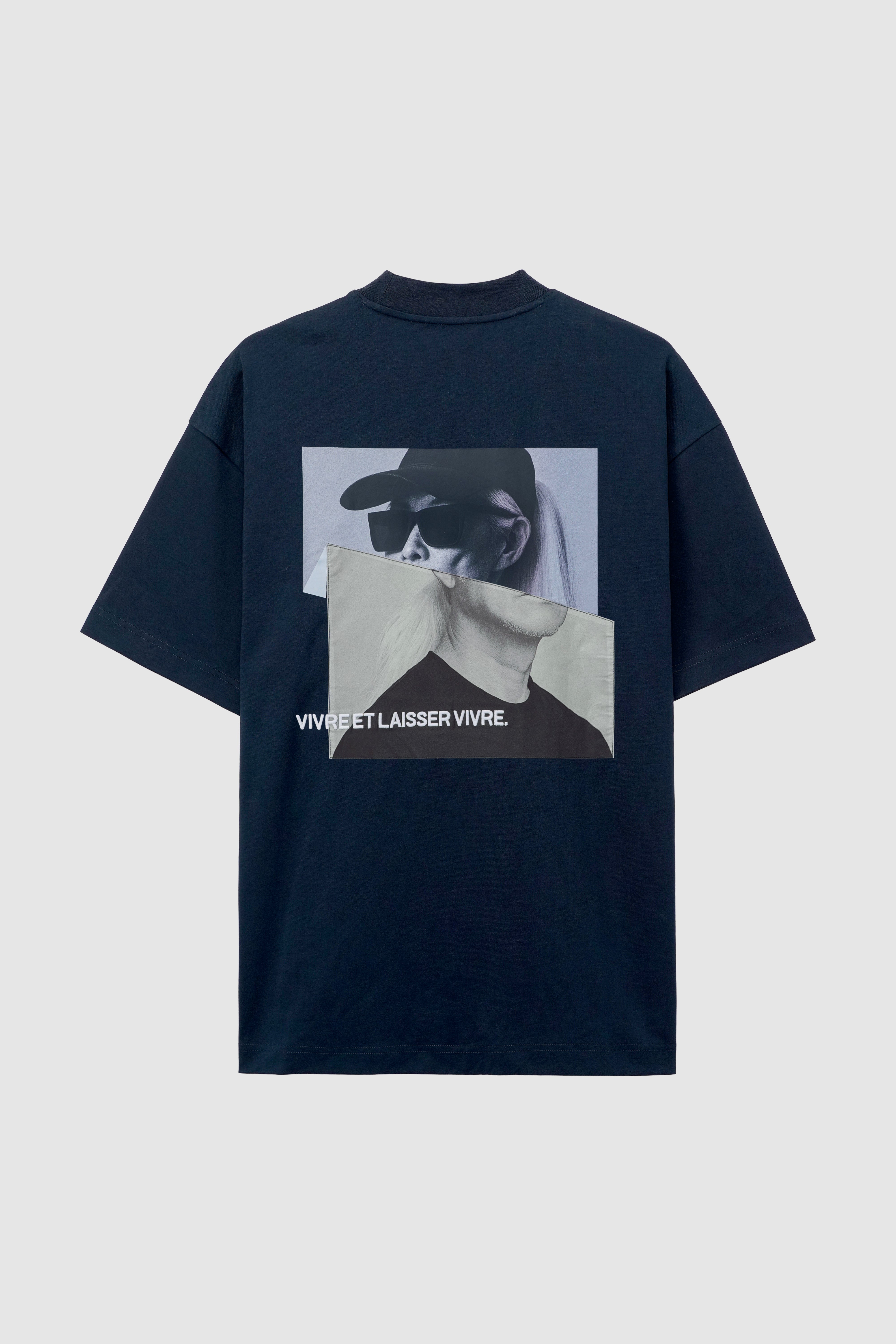 BEYOND THE LINES T-SHIRT - OXFORD BLUE