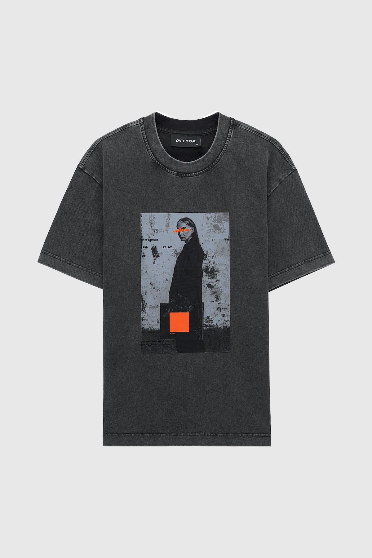 WRINKLES OF TIME T-SHIRT - BLACK