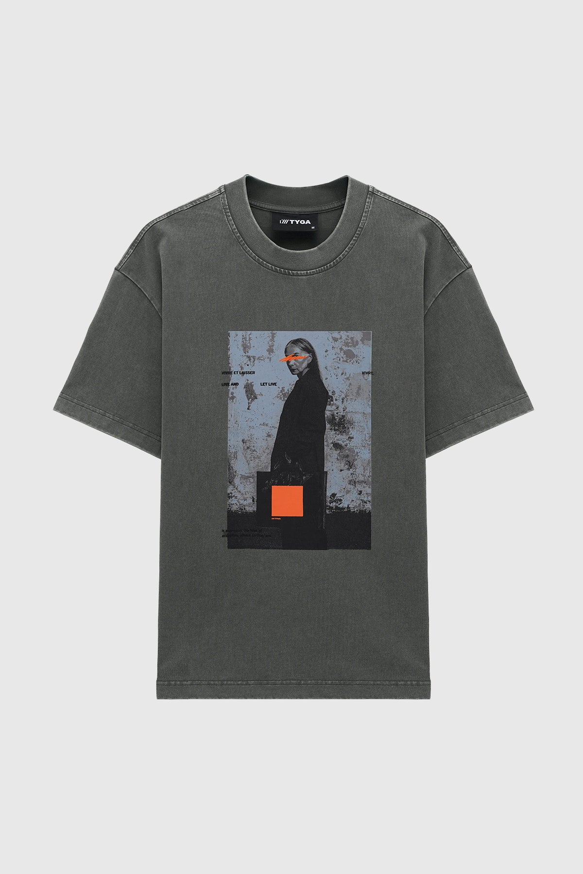 WRINKLES OF TIME T-SHIRT - GREY