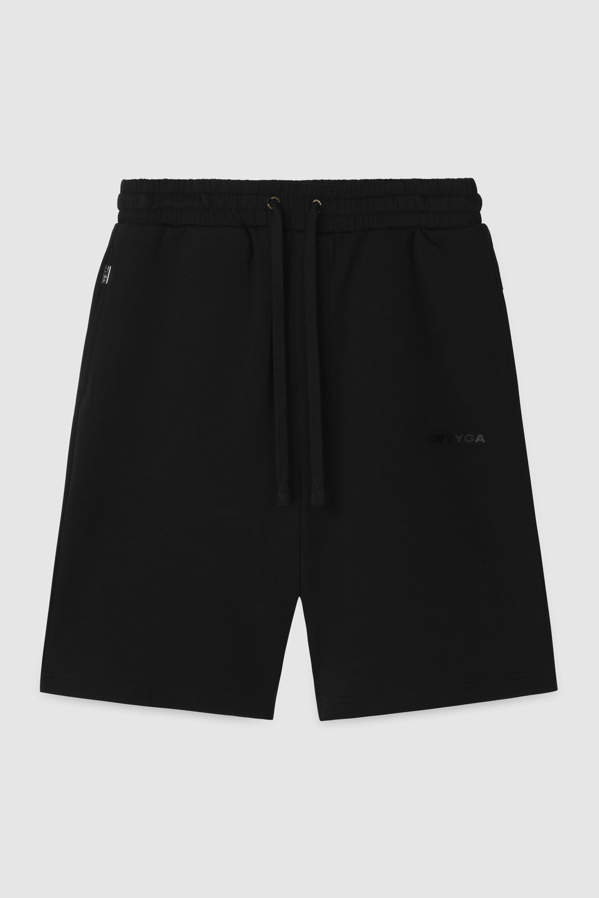 TYGA EMBROIDERY SWEATSHORT - BLACK