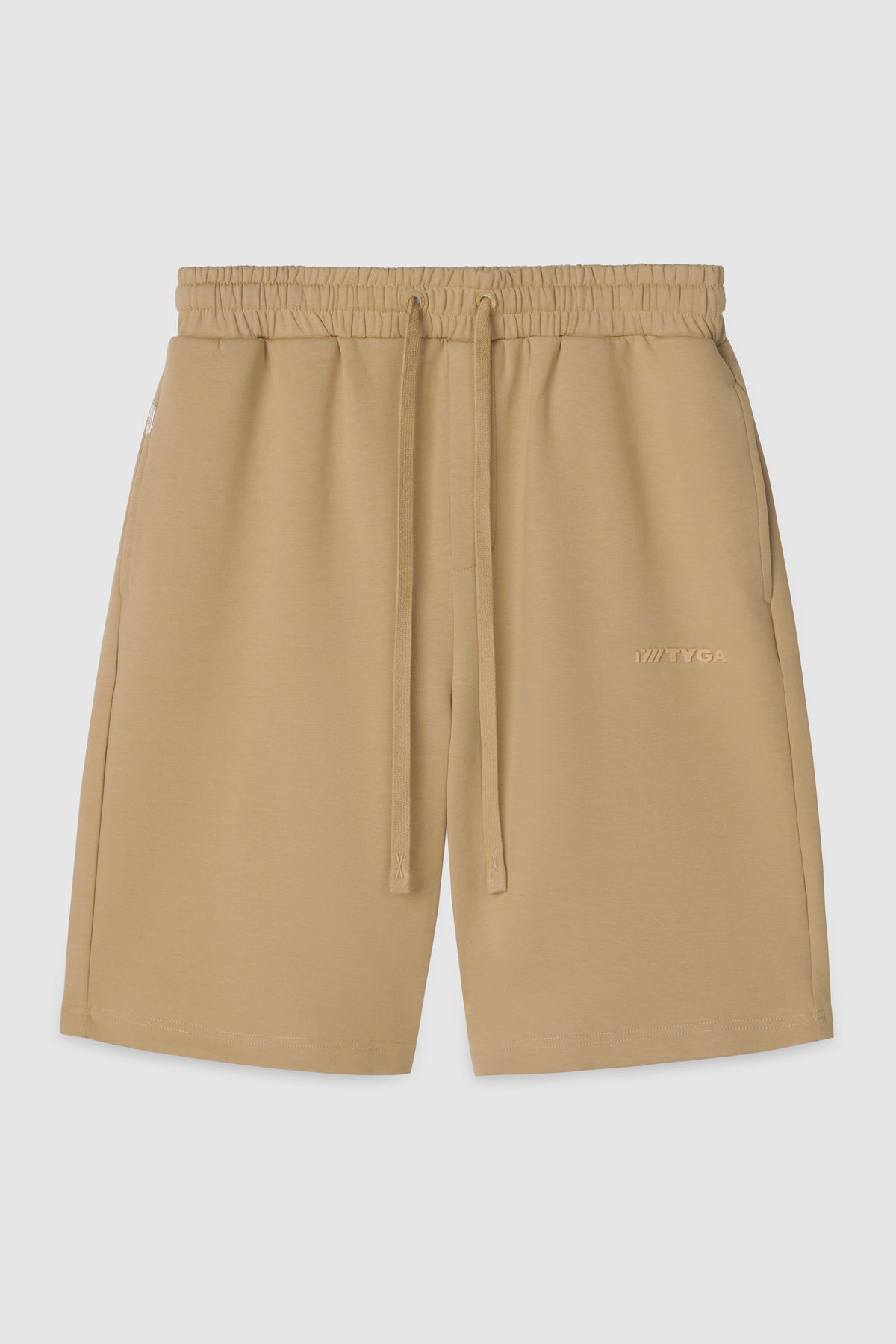 TYGA EMBROIDERY SWEATSHORT - SENNA BROWN