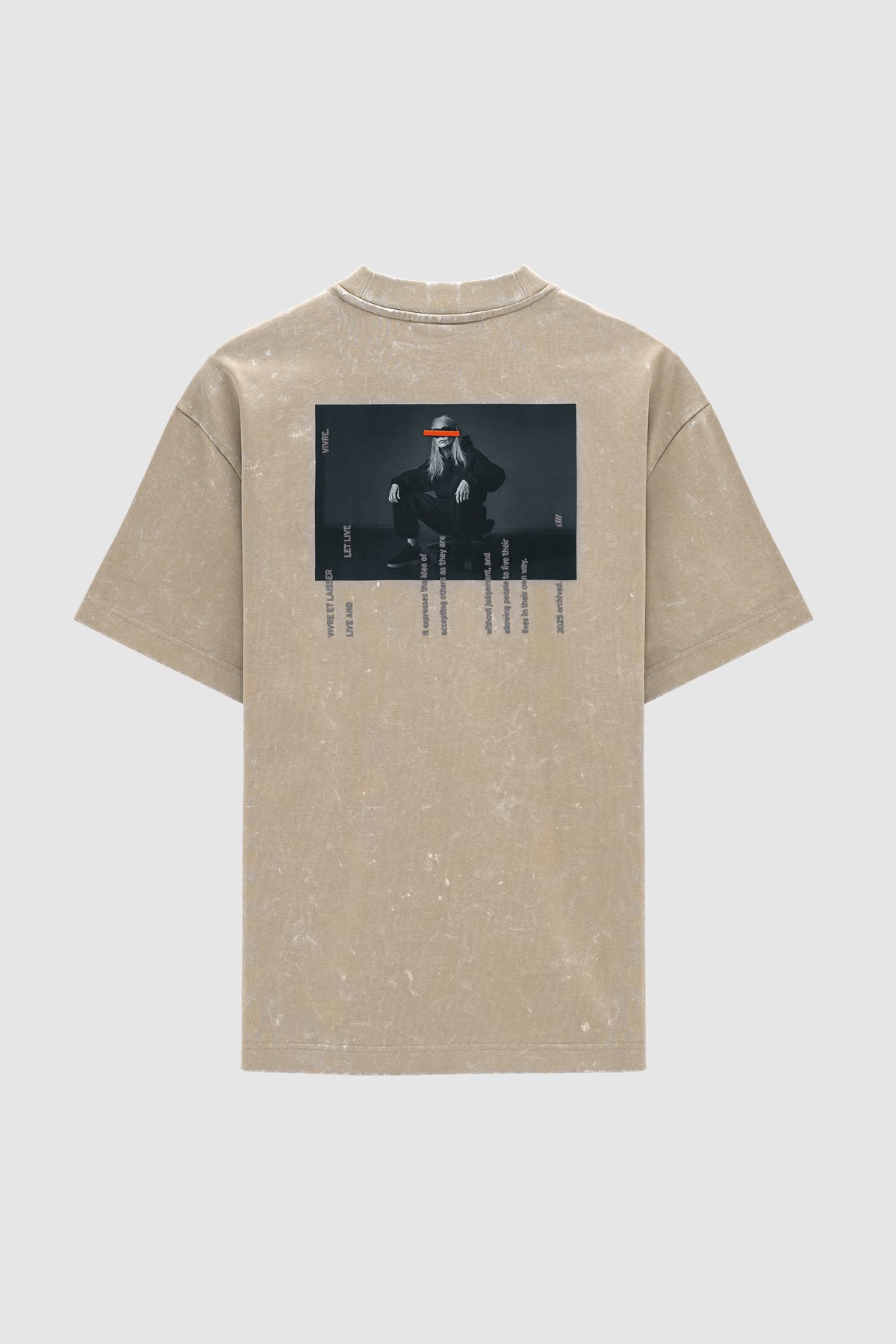 ETERNAL OVERSIZED T-SHIRT - BEIGE
