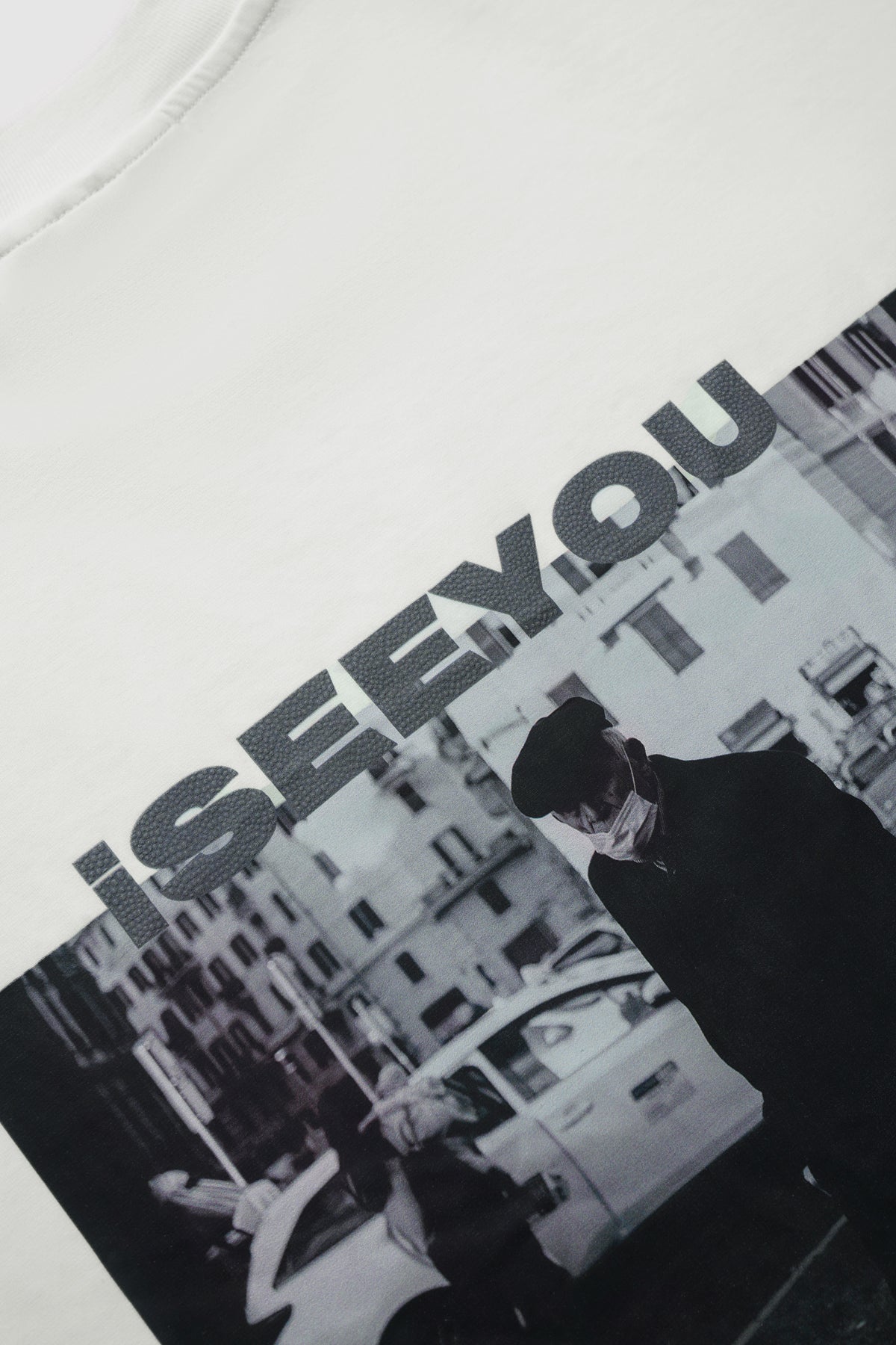 I SEE YOU OVERSIZED T-SHIRT - WHITE